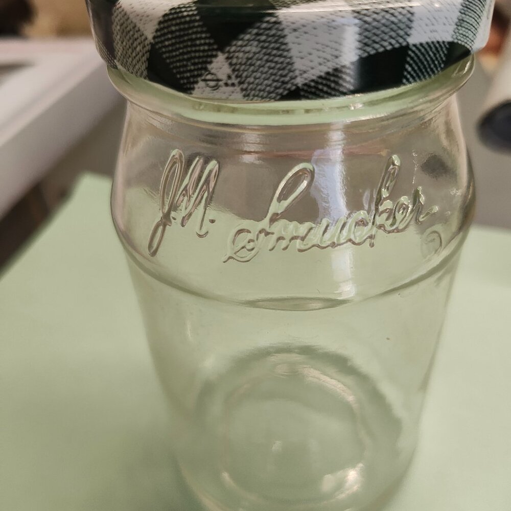 Smucker's vintage signed jar collectible gift retro decor item